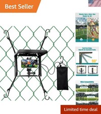Cell Phone Fence Mount with Foldable Sunshade - Ultimate Sports Recording Kit