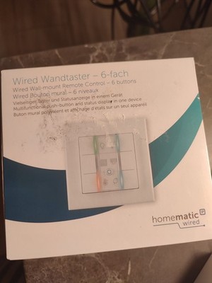 Homematic IP Wired Wandtaster - 6-fach Hmipw-wrc6