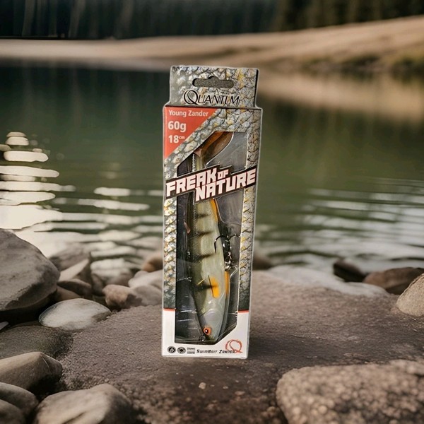 Quantum Swimbait Freak Of Nature Zander Young Zander 60G 18Cm Gummifisch Hecht-image