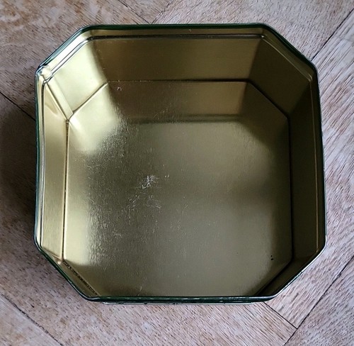 VINTAGE HARRODS KNIGHTSBRIDGE LONDON KLEINE GRÜNE & GOLD LEERE HUMBUG SÜSSE DOSE - Bild 8 von 10