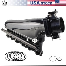 Intake Manifold Fuel Rail 90mm Throttle Body For Toyota Supra Mk4 2jz-gte 3.0l