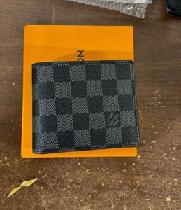Authentic Louis Vuitton Multiple Bifold Wallet Damier Graphite Canvas