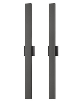 EDISHINE 2-Pack 39'' Linear Outdoor Wall Light, Dimmable LED, 3CCT, IP65 Black