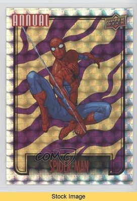 2022-23 Upper Deck Marvel Annual Backscatters Gold Spider-Man #B11 READ mq5