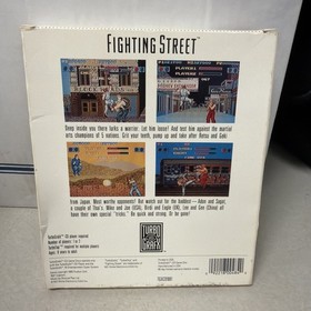 Fighting Street (Street Fighter 1) for TurboGrafx CD, Complete In Cardboard Box!