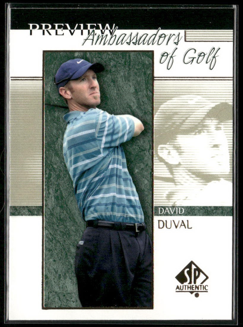 2001 Upper Deck #57 David Duval SP Authentic Preview
