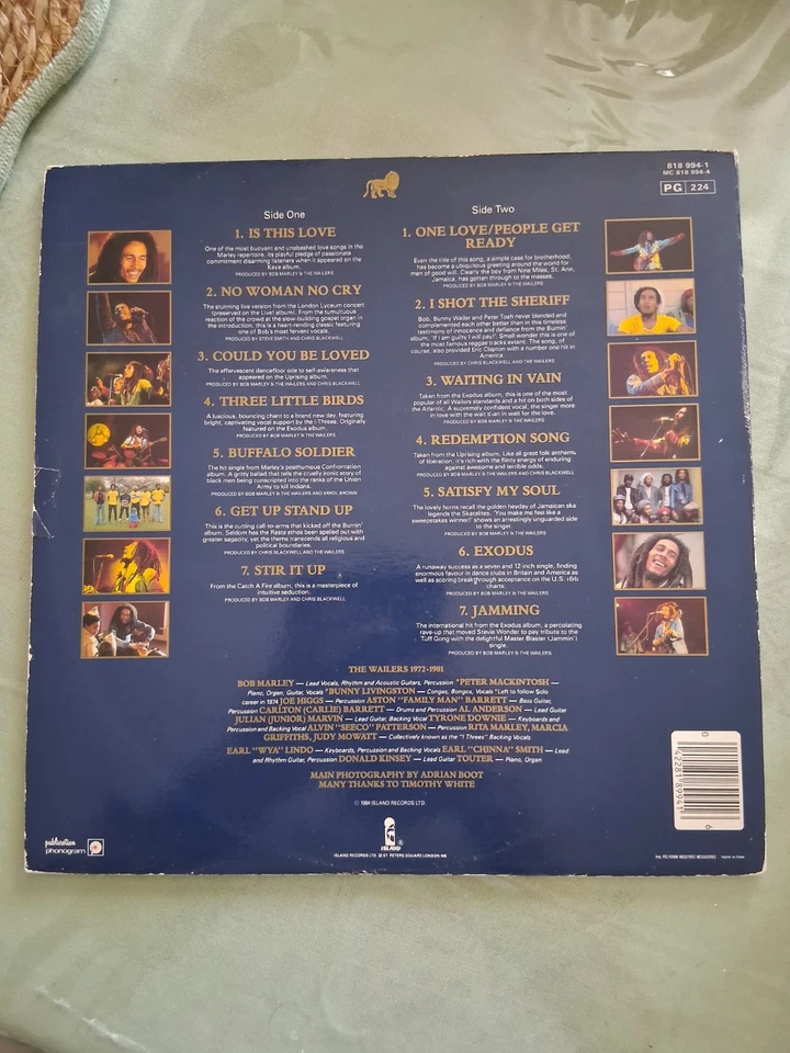 Bob Marley Legend · Lp · 1984, photo 2 sur 4