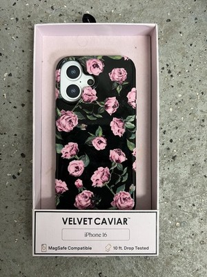 VELVET CAVIAR iPhone 16 MagSafe Case - Pink Rose Floral - New FAST SHIPPING