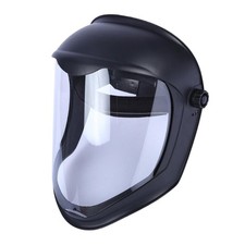 Face Shield Helmet Mask w/Clear Visor Ratchet  Safety Grinding