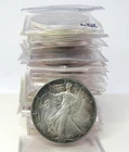 Lot 20 US Mint American Eagle 99.9% Silver Dollar Coins Rainbow BU Better Years!