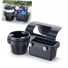 Car Window Storage Organizer, Multifunctional Cup Holder Phone Slot