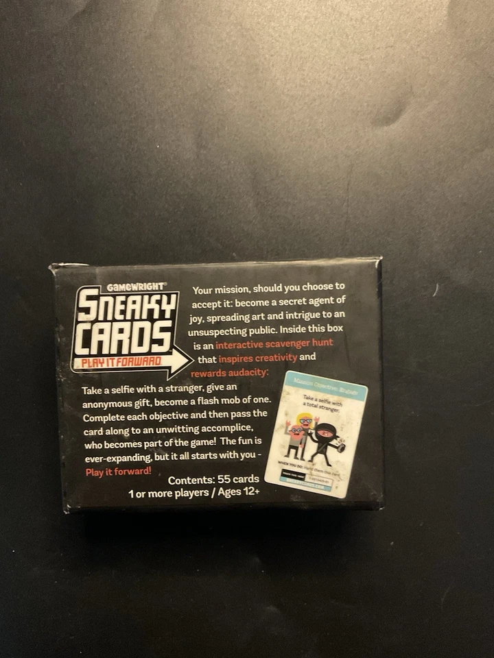 Sneaky Cards The Game Casual Competitive Social Game 100% Complete See Descrip - Image 2 of 3