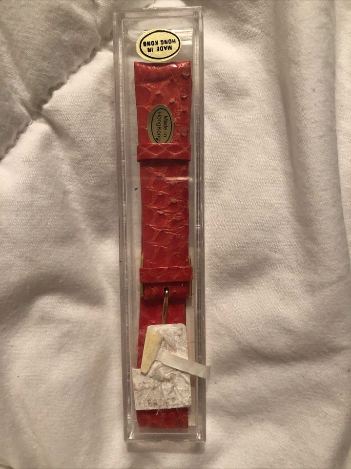 Lote de correas de cuero de repuesto para reloj Guess rojas, verdes, marrones y negras Foto 2 de 4