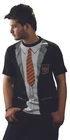 MENS SCHOOL BOY PRINT COSTUME CASUAL SUMMER T-SHIRT STAG DO FANCY DRESS PARTY UK