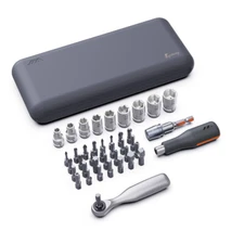 Polycarbonate and Alloy Steel 41-Pieces Mini Ratchet and Screwdriver Set