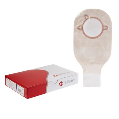 New Image Drainable 12''L 2pc System Ostomy Pouch 2.75'' Flange 18174 10 Ct