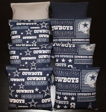 CORNHOLE BEAN BAGS w DALLAS COWBOYS NEW 8 ACA Regulation Corn Toss Tailgate Bags