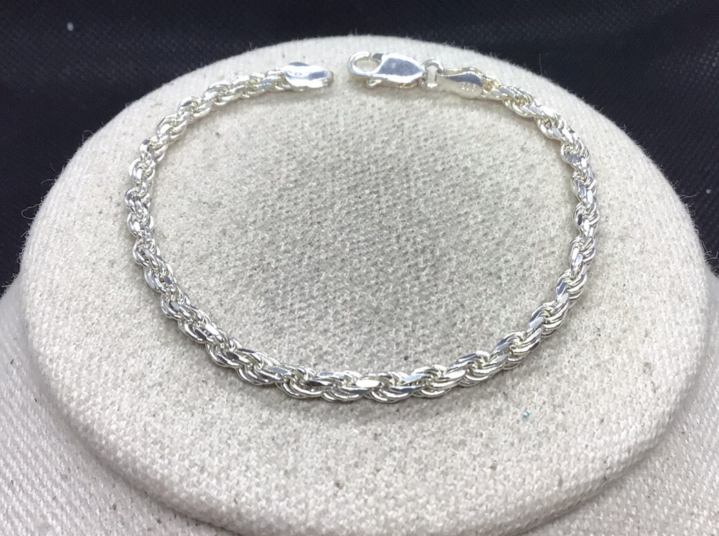 美品 All blues /Rope Bracelet Large silver all blues rope bracelet Mサイズ - メルカリ