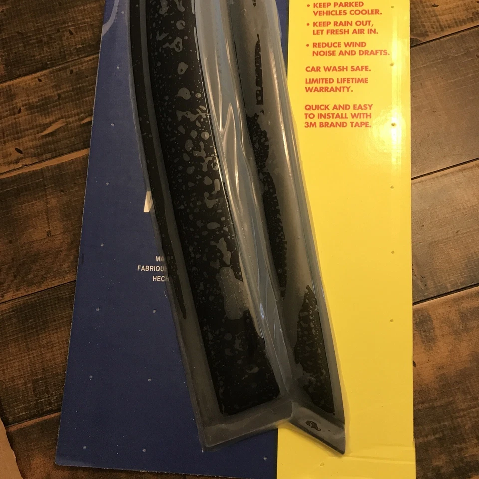 Protectores de lluvia 2 piezas ventana ventilación visera pantalla para Dodge Chrysler Plymouth 2001 furgoneta nuevo de stock Foto 4 de 4