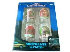 Christmas Vacation Movie Shot Glasses!   4 DIFFERENT ONES!  NEW!  CLARK!  ELLEN!