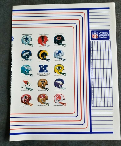 10 Vtg 80's era NFL Football school BOOK COVERS sz 11"x20" Cowboys,49ers,Packers