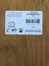 Sprint UICC ICC Nano SIM Card SIMGLW436C - iPhone 5c, 5s, 6, 6 Plus, 6S, 6S