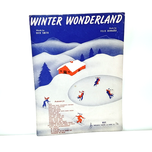 Winter Wonderland Weihnachten Noten Dick Smith 1934