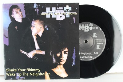 HONEY B. and THE T-BONES  Shake Your Shimmy  SUNDANCE 1992  Vinyl Single 7''
