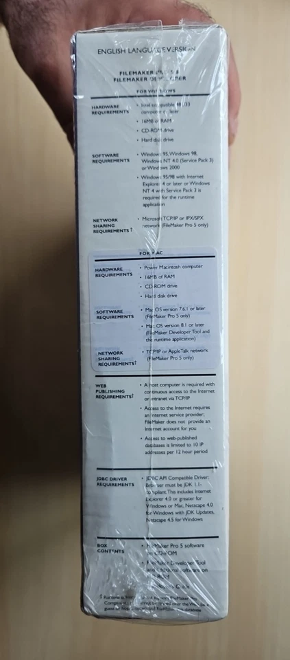 FileMaker Developer 5 Windows Mac Database Software - New in Box - Image 4 of 4