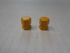 AIRCRAFT HIGH PRESSURE VALVE CAP BY Shrader P/N MS20813-1 / AN813-1 NEW SET OF 2
