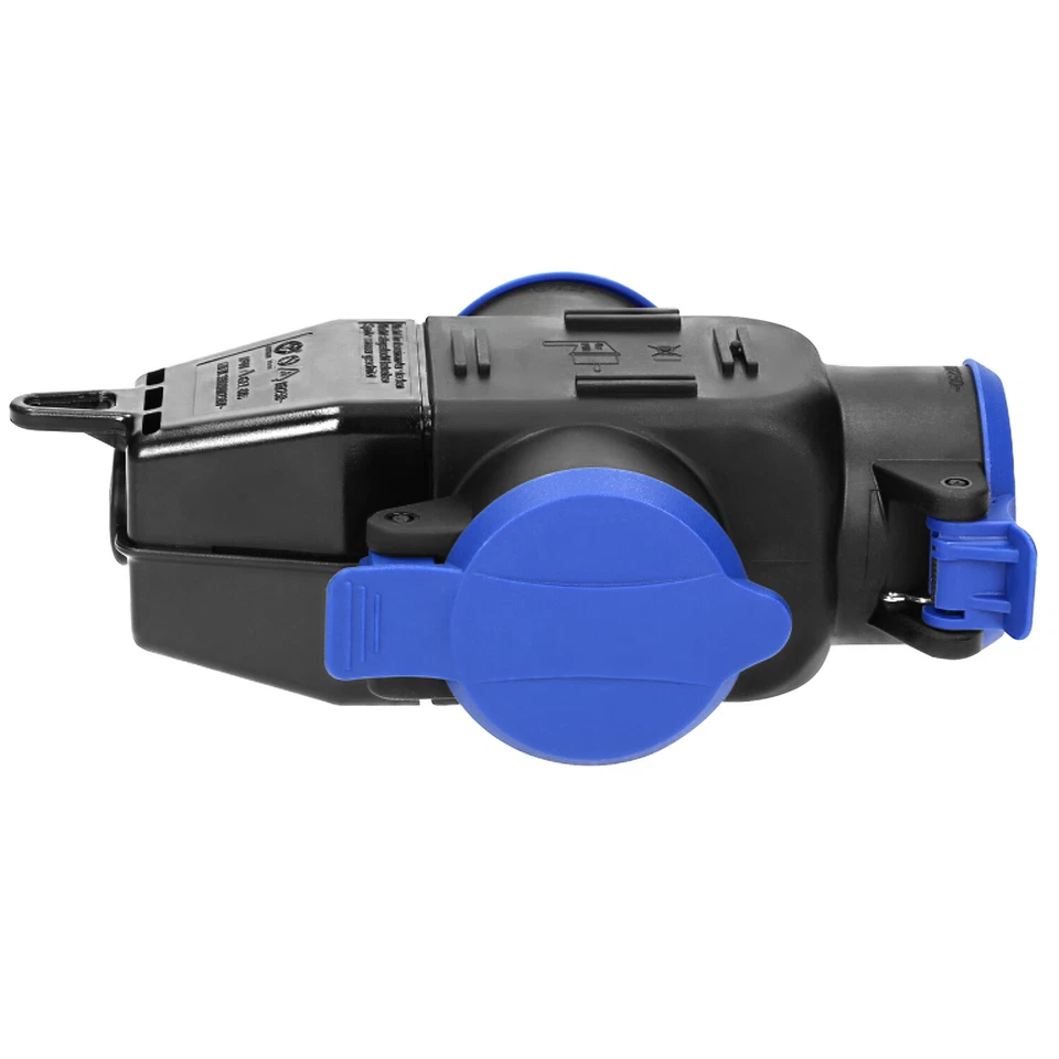 Verteilersteckdose Mehrfachsteckdose Außensteckdose 3-Schuko Steckdosen IP44 - Bild 3 von 4