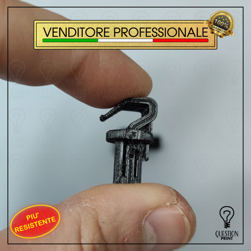 SUPPORTO CLIP FERMO CAPPELLIERA BAULE PANNELLO COFANO NISSAN JUKE F15 2010-2014 - Imagen 6 de 6