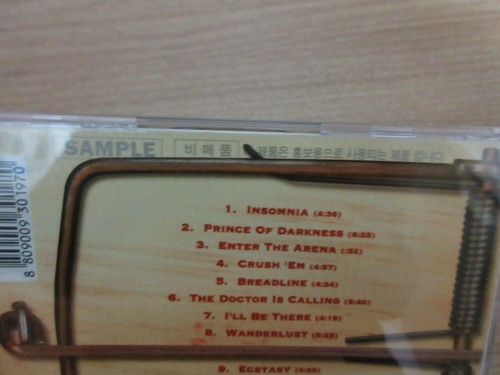 Megadeth - Risk 1999 Korea Promo CD RARE NM - Picture 5 of 7