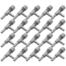 Aquarium Fish Oxygen Air Line Tubing Flow Control  20 Pcs Gray L7D82998