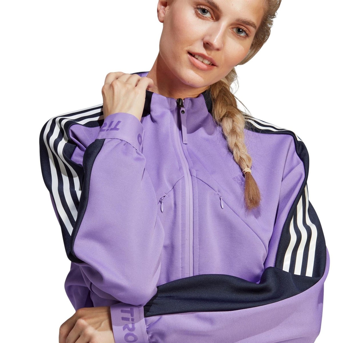 アディダス Adidas 【 Tiro Suit-Up Tracksuit Top Womens Women 】 レディース adidas WOMEN'S TIRO SUIT UP ADVANCED TRACK TOP JACKET PURPLE