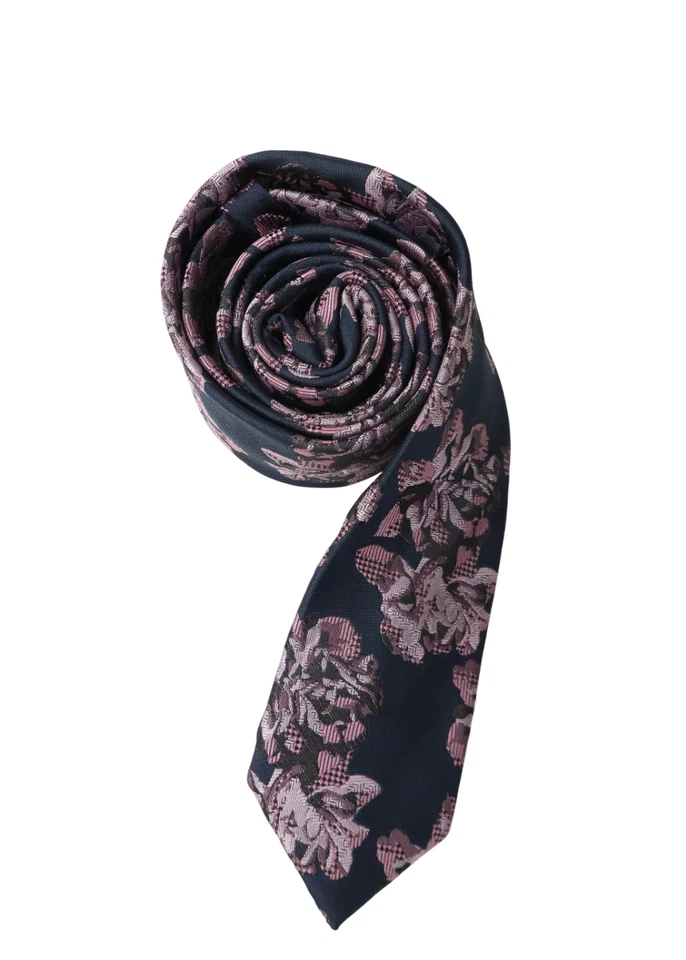 Burton Tie Men's One Size Classic Rose Flower Print Multicolor - Image 4 of 4