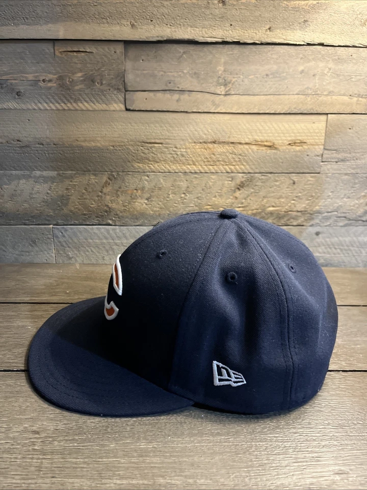 CHICAGO BEARS Hat NEW ERA NFL On Field C Logo 59FIFTY FITTED Cap 7 5/8 EUC - Image 2 of 4