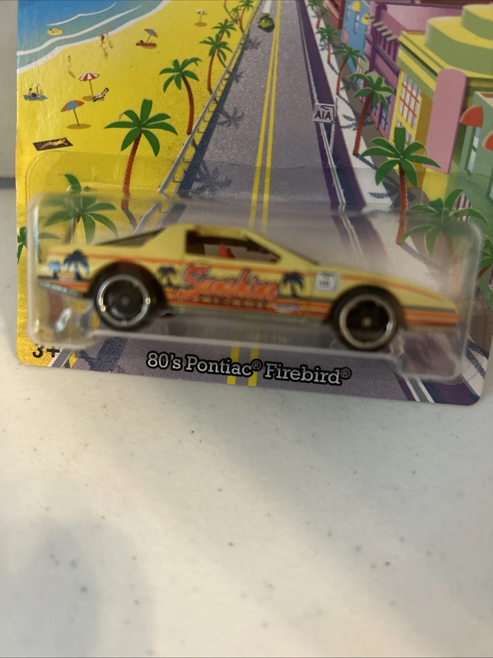 Hot Wheels HW Road Trippin' A1A Florida Coast Hwy 80's Pontiac Firebird - Image 2 of 4