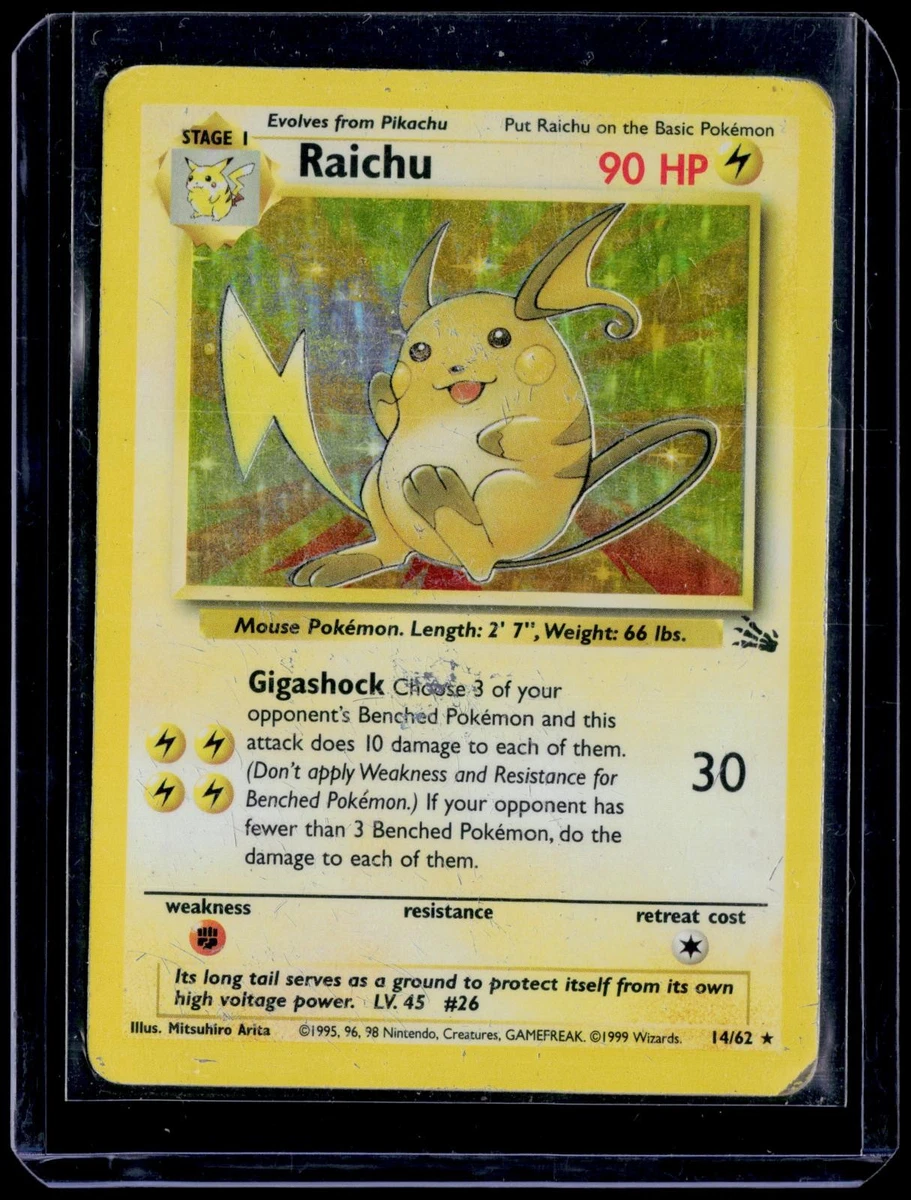Raichu 14/62 Fossil for sale | eBay