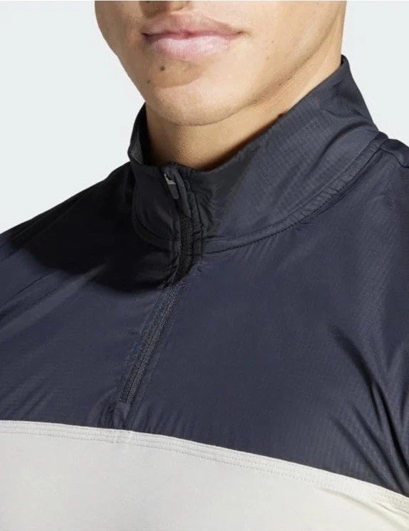 adidas The Gravel Cycling Long Sleeve Jersey Mens Size Large Gray IP2699 - Image 3 of 4