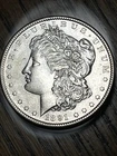 1891-S Morgan Silver Dollar - Exact Coin - AU Detail - No Reserve - Ships Free!