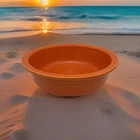 Fiestaware Vintage Original Red  9 1/2” Nappy Bowl Fiesta HLC WV USA @HTF@