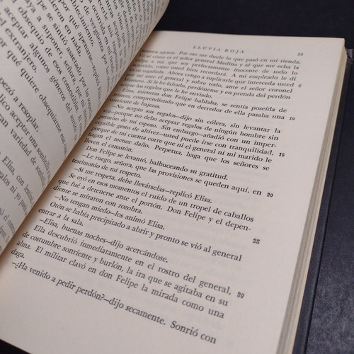 LLuvia Roja Por Jesus Goytortua -Hardcover 1949 -Spanish Literature/Drama - Picture 13 of 14