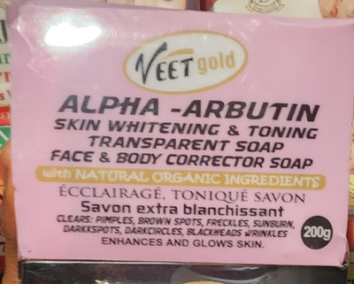 Veet Gold Toning Transparent Soap 200g