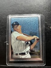 1996 Topps Mantle Finest 1952 Topps Reprint w/ Coating #2 card