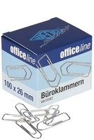 Wedo BüRoklammern, Glanzverzinkt, 26 Mm, Kleinpackung