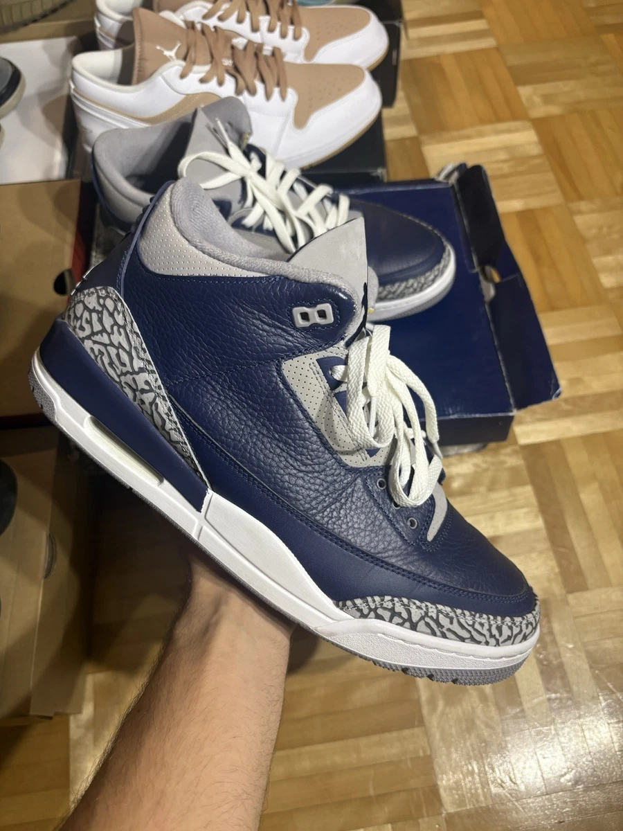 Jordan 3 Retro Midnight Navy for Sale - Authenticity Guaranteed - eBay