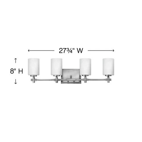 Hinkley Lighting - Laurel - 4 Light Bath Vanity in Traditional and Transitional - Picture 3 of 4
