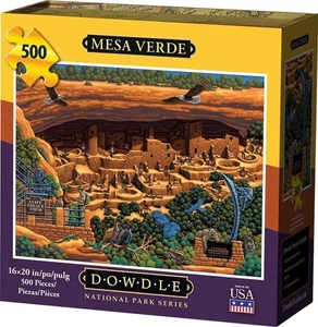Dowdle Folk Art jigsaw puzzle;  Mesa Verde;  500 pcs
