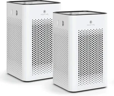 Medify MA-25 Air Purifier with True HEPA H13 Filter White, 2-Pack